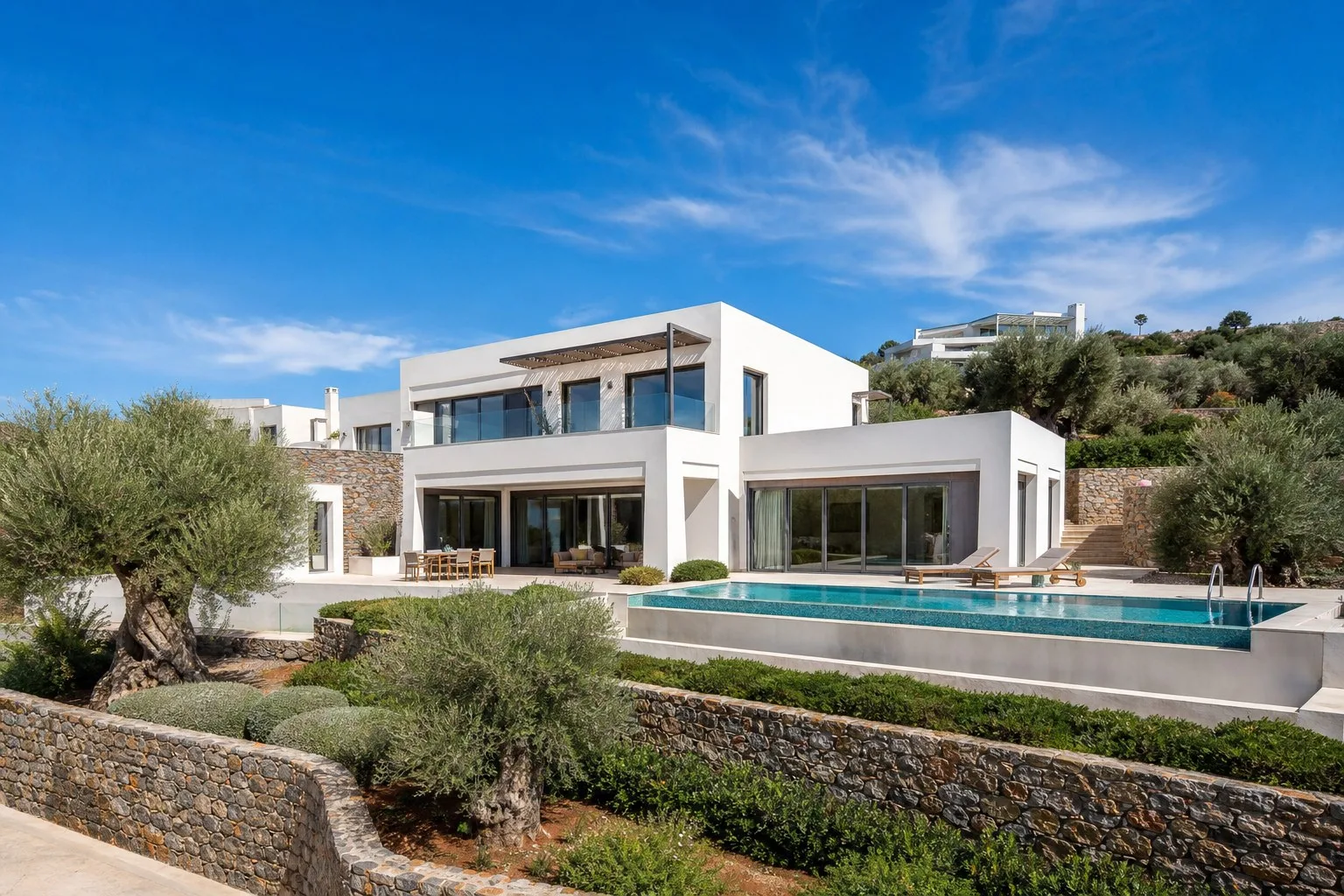 Villa ve bahçe